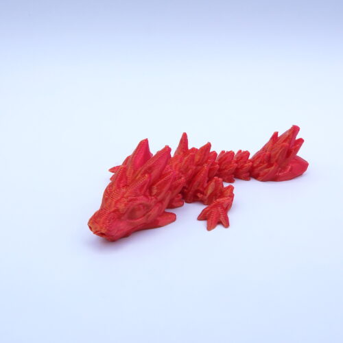 Kristálysárkány-mini-piros